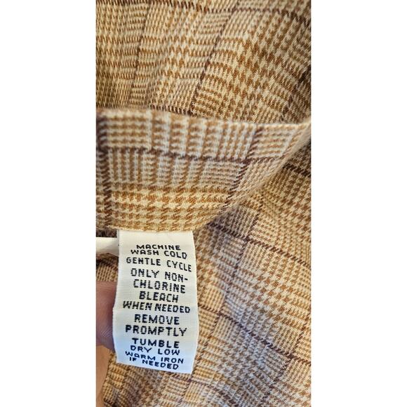 Ralph Lauren men’s‎ button down Flannel shirt Classic fit size XLARGE Tan Brown - Picture 5 of 9